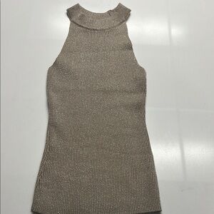 Catherine Malandrino Tan Sleeveless Top